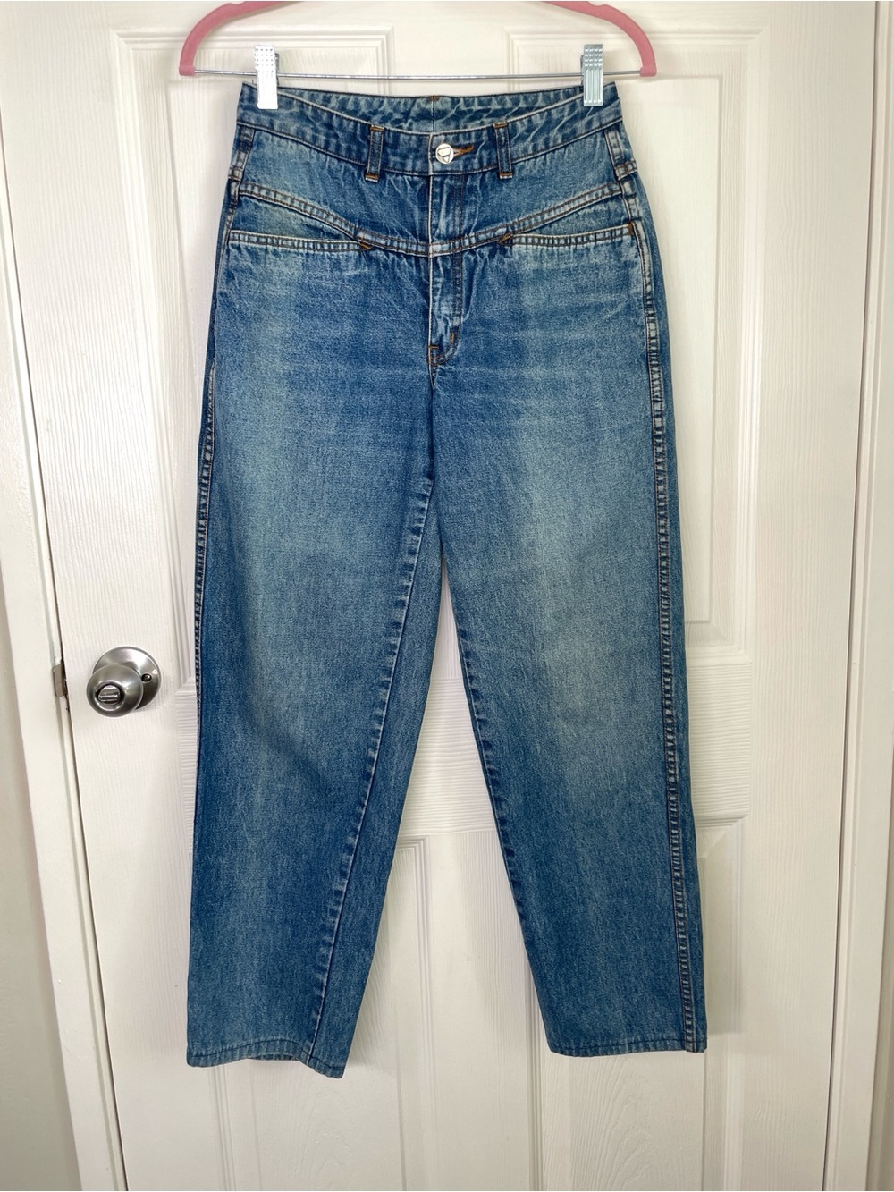 Vtg 80s Liz Claiborne Drop Yoke Mom Jeans Sz 8 Fits Modern 25 26